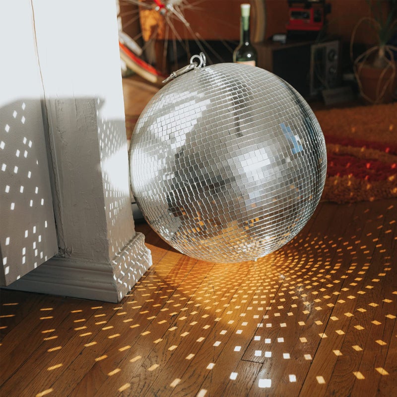 Art3dwallpanels 18 Pack Self-Adhesive Glass Mirror Mosaic Tiles 7092 Pieces Small Square Mirror Tiles Sticker for DIY Craft Decoration, Disco Ball Silver - Image 4